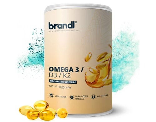 Brandl Omega 3/D3/K2 Dose: 120 Kapseln, neutral