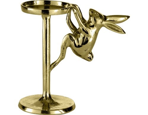 Eglo Kerzenständer Hase LONKI. Aluminium, Gold