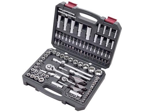 Kraftwerk Steckschlüsselsatz Basic 1/4+1/2 105-teilig