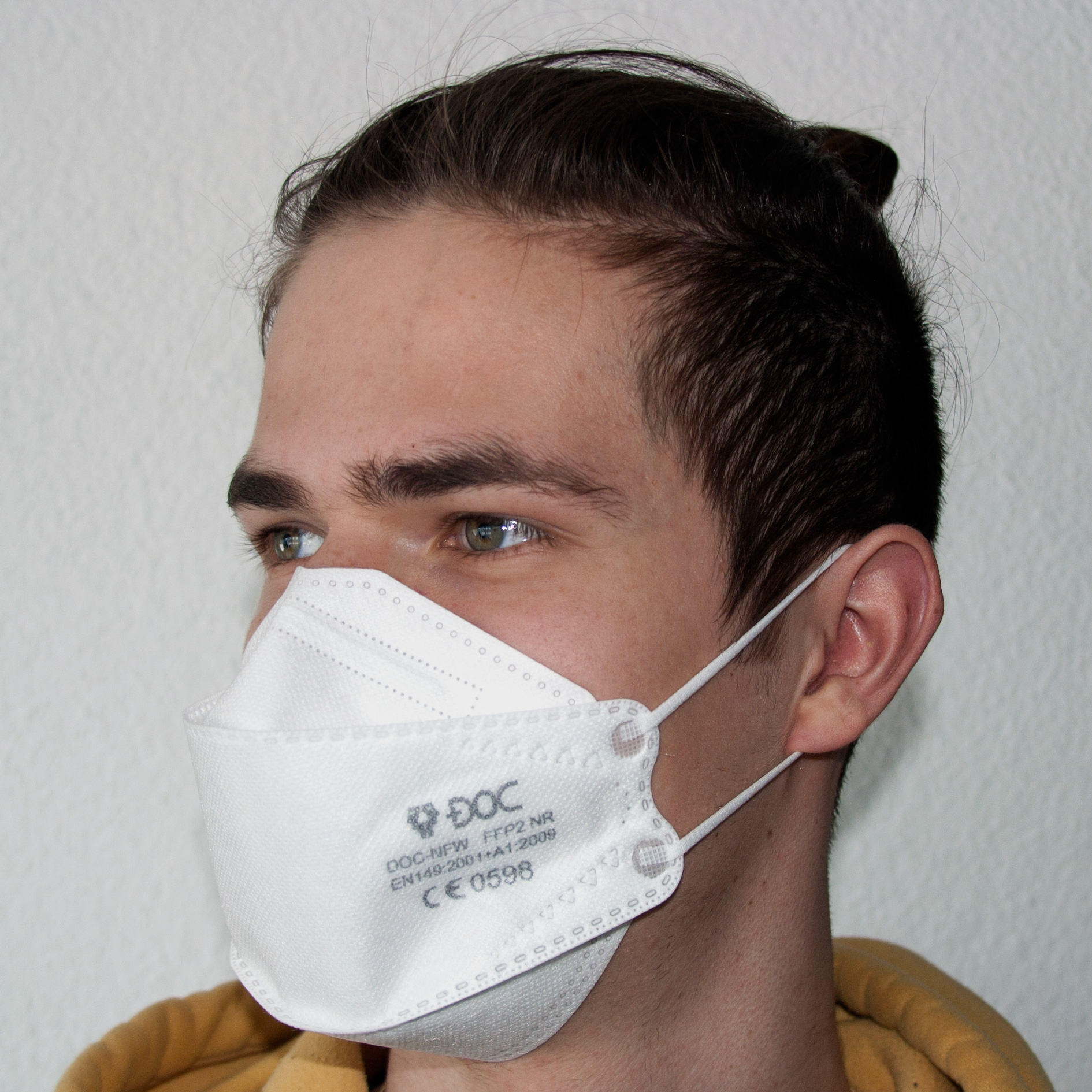 DOC-NFW Partikelfiltrirende Halbmaske Type FFP2 25 Stk. Einzelverpackt. Deutsche Beschriftung DOC-NFW Partikelfiltrirende Halbmaske Type FFP2 25 Stk. Einzelverpackt. Deutsche Beschriftung