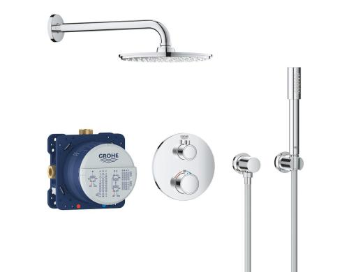 GROHE Grohtherm Duschsystem Unterputz Rainshower Cosmopolitan 210