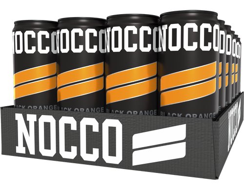 NOCCO BCAA Black Orange 330ml, 24-Tray