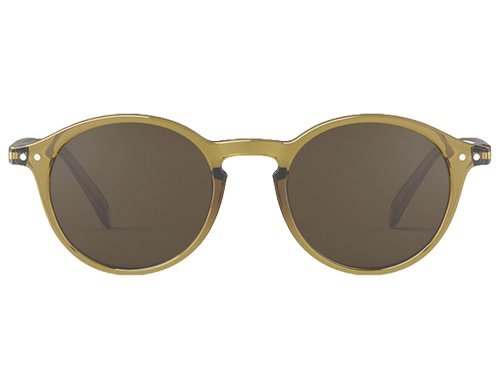 Izipizi The retro square#C, Golden Green Sonnenbrille, 100% UV, cat.3