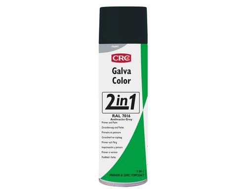 CRC GALVACOLOR 7016 Anthrazitgrau Farb Schutzlack&Grundierung 2in1,matt Spr.500ml