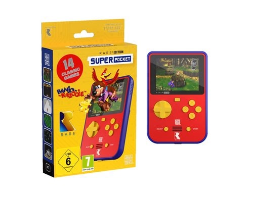 Blaze Evercade Rare Super Pocket Retro-Gaming-Handheld