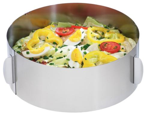 GEFU Tortenring TONDO XXL verstellbar von 16,5 bis 32 cm