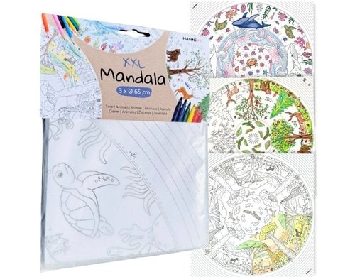 3 XXL Mandala Tiere