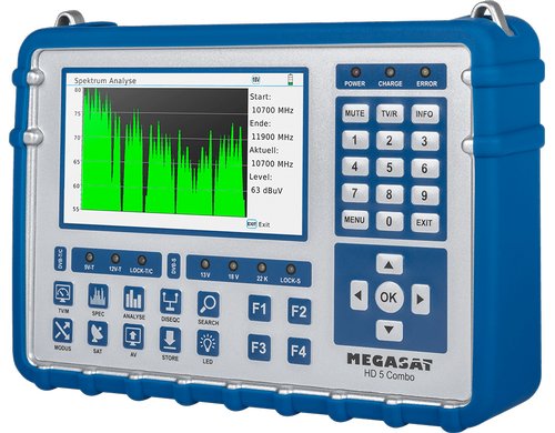 Megasat HD 5 Combo Messgerät für DVB-S2, DVB-C2, DVB-T2