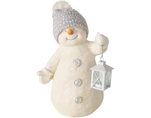 Boltze Schneemann Harro 42 cm Kunststoff, 30x20x42cm