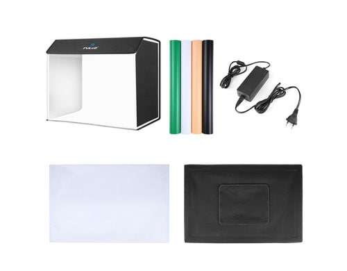 Puluz 60x40cm Fotostudio mit LED Beleuchtung