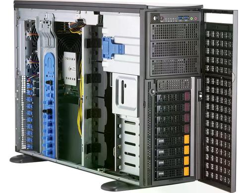 Supermicro SYS-740GP-TNRT: 2x LGA-4189 Tower, up to 6TB RAM, 8x 3.5, 2200W