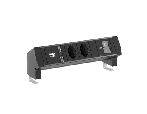 Bachmann DESK STYLE Steckdosenleiste 2xCH T13 1xUSB C/C 45W 2,0m T12, sz