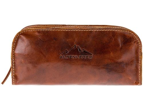 Alpenleder Etui Mainau 10x22cm, cognac