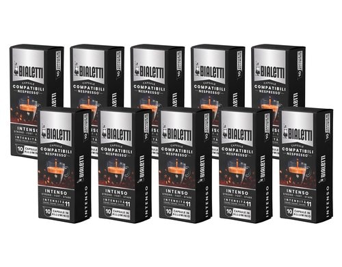 Alu Nespresso-kompatible Kapseln INTENSO 10x10 Stück