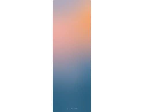 LUVIYO All-In-One Yogamatte Sunrise Sunrise, 178x61cm, 3 mm