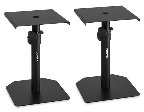 Vonyx Monitor Tischstativ Set 2 Tischständer für Studiomonitore