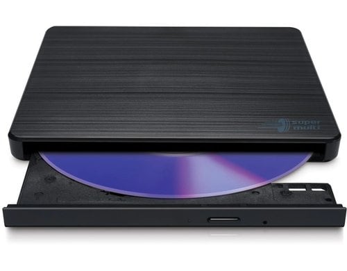 LG HLDS DVDRW 8x Slim USB retail schwarz 8xDVD+R, 8xDVD ROM, GP60NB60.AUAE12B