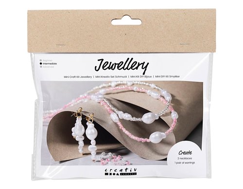 Creativ Company Bastelset Schmuck Klassische Perlen, inkl. Anleitung