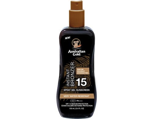 AustralianGold Spray Gel mit Bronzer SPF15 100 ml