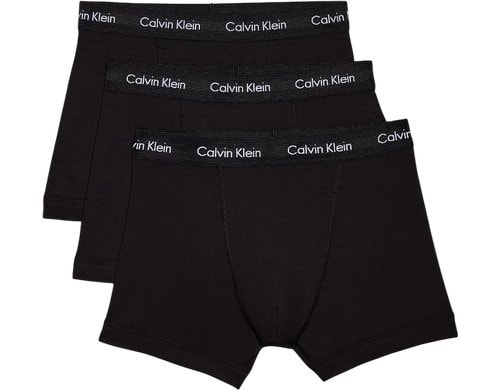 Calvin Klein 3P Trunk Black/White/Black, S