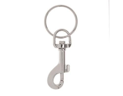 Glorex Schlüsselanhänger mit Karabiner Ring: 30 mm