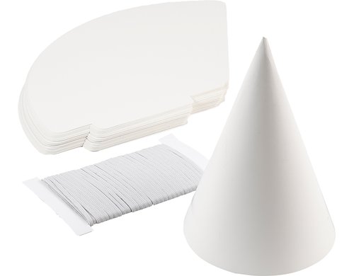 Creativ Company Kegel für Partyhüte 50 Stück, 23 cm