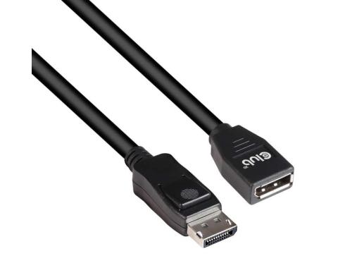 Club 3D, DisplayPort 1.4 HBR3 8K60Hz Verlängerungskabel, 2.0 Meter, bidirektion.