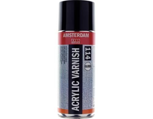 Amsterdam Acrylfirnis Farbschutz glänzend Spray à 400 ml, für das Schlussfirnis