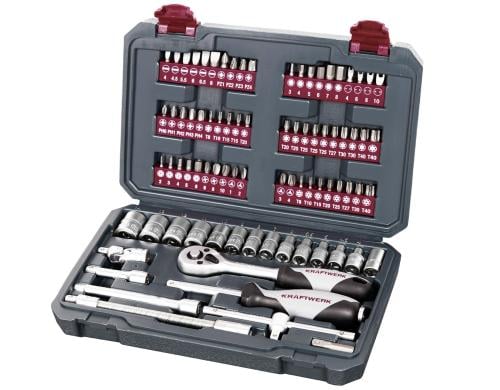 Kraftwerk Steckschlüsselsatz 1/4 82-teilig