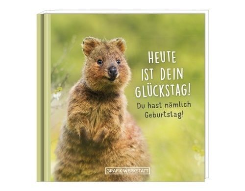 Grafik Werkstatt Minibuch Heute ist dein Glückstag