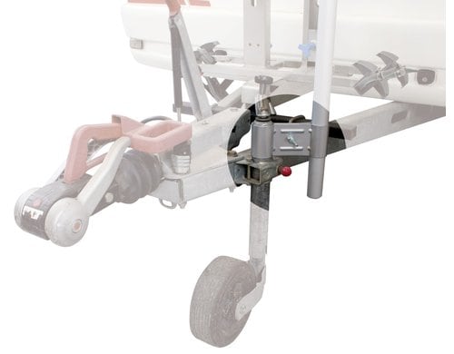 Wäschespinnebefestigung Stützrad Stahl Grau, 55mm