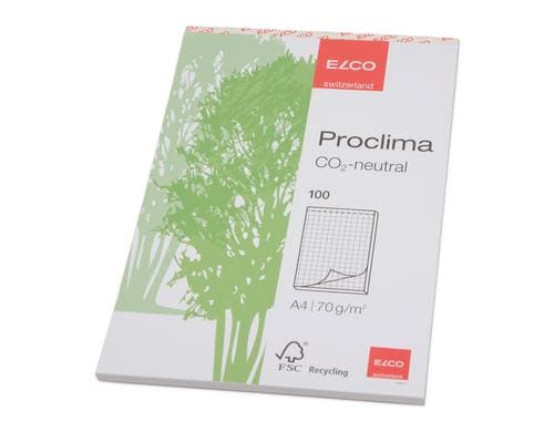 Elco Notizblock Proclima A4, 4 mm kariert, 70 g/m², 1 Stück