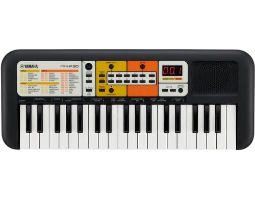 Yamaha PSS-F30 Mini Keyboard, 37 Mini Keys, Schwarz