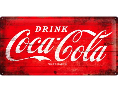 Nostalgic Art Schild Coca Cola Metall, 25x50 cm