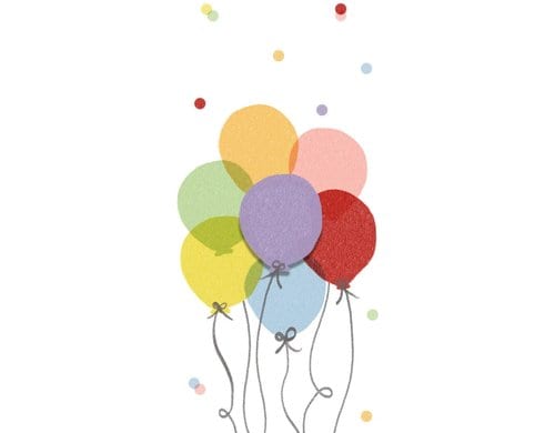 B+C Taschentücher Ballone 1 Päckchen à 10 Taschentücher