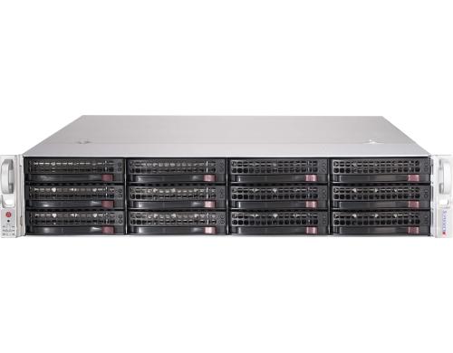 Supermicro SC826BE1C-R741JBOD: Gehäuse 19 12 SAS3 Hotswap Bays, 740W Redundant NT