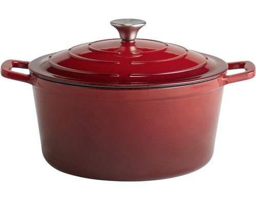 APS Bräter 5 STARS Ø 28 cm, H: 13 cm, 6 Liter, Rot