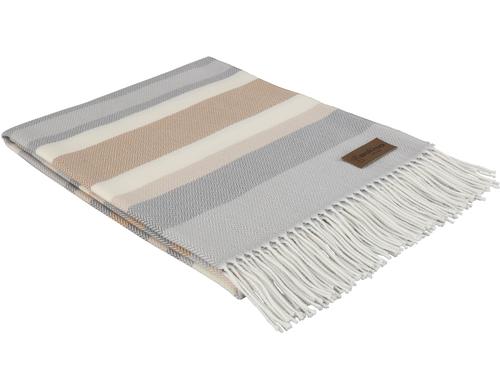 Eskimo Decke Muralto, Perla 130x180 cm, 100%Baumwolle, waschbar 30 Grad