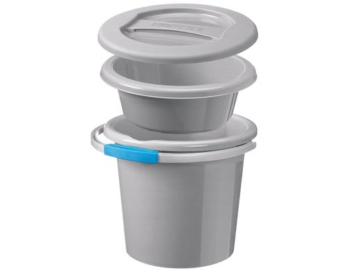 Sigma home Putzeimer Water-Line Set 12 Liter, 3-teilig, Grau