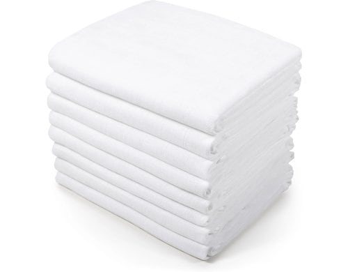 Makian Mullwindeln 70x70cm 10-er Pack, Weiss