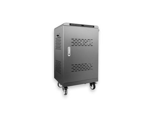 LMP 32P USB-C Ladewagen: Tablet, Notebook abschliessbar, 2x 500W Ladestation