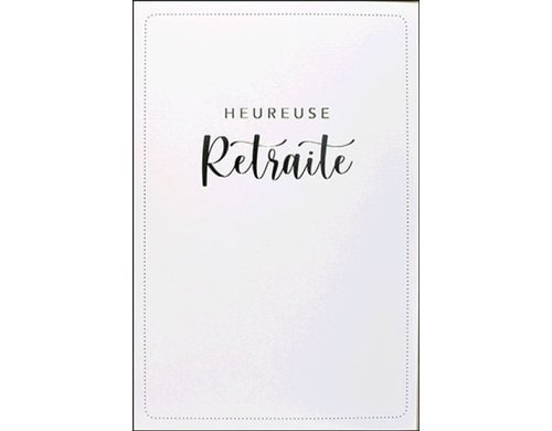 ABC carte de retraite B6, 116 x 173 mm, avec enveloppe
