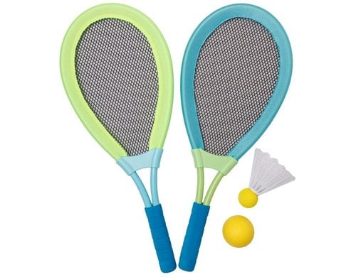 2 in 1 XL Federball & Soft-Tennis Set
