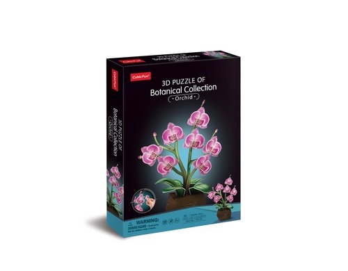 3D Puzzle Pflanzentopf Orchidee 85 Teile