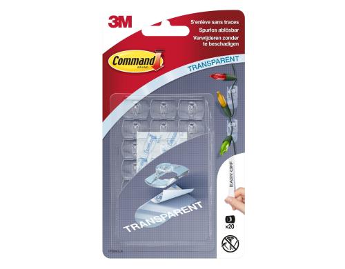 3M Command Deko-Clips 20 Clips und 24 Strip Mini