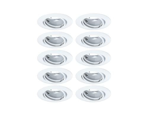 Paulmann EBL Set Base weiss/metall max 10x10W GU10 230V 51mm schwenkbar