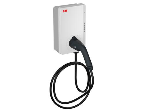 ABB Ladestation Terra 22 kW, 5m Kabel Typ 2 dreiphasig, RFID, 4G, MID-Zähler