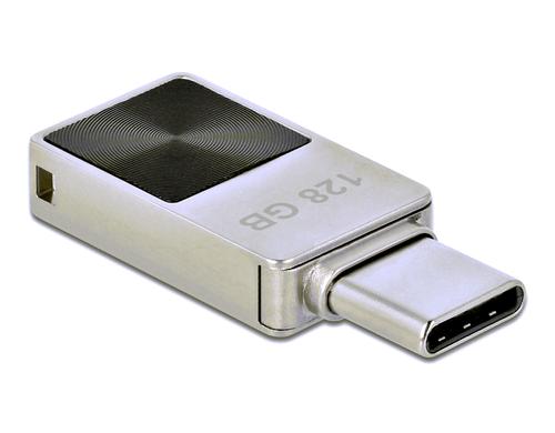 Delock Mini USB3.2 Gen1 USB-C Speicherstick 128GB, Metallgehäuse