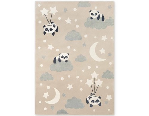Hanse Home Kinderteppich Dreamy Panda 100% Polypropylene, 120 x 170 cm, Bunt