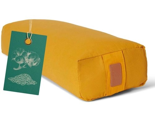 DoYourYoga Yogabolster Vishnu Zylinder gelb Dinkelspelz